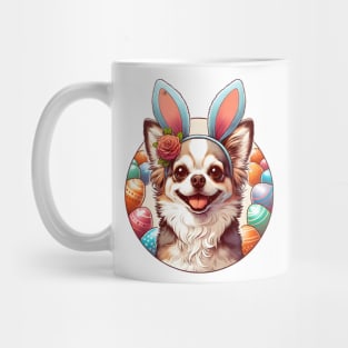 Chihuahua with Bunny Ears Enjoys Easter Festivities Mug